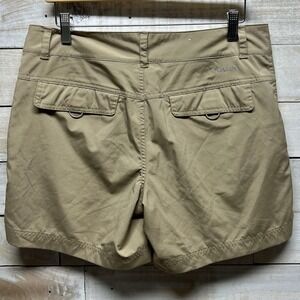 Columbia Omni Shield Advanced Repellency Shorts Womens 10‎ Reg Beige 6L Hiking
